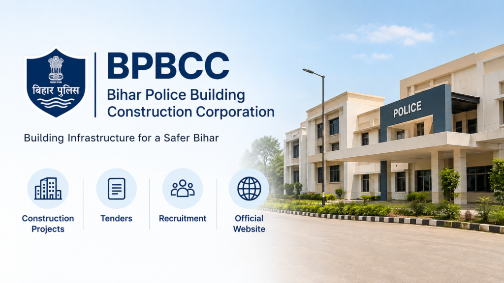 Bihar Police Building Construction Corporation infrastructure, construction projects, tenders and recruitment in Bihar