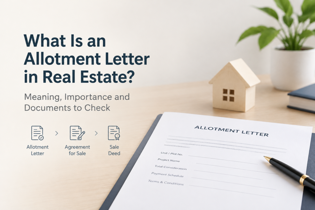 What Is an Allotment Letter
